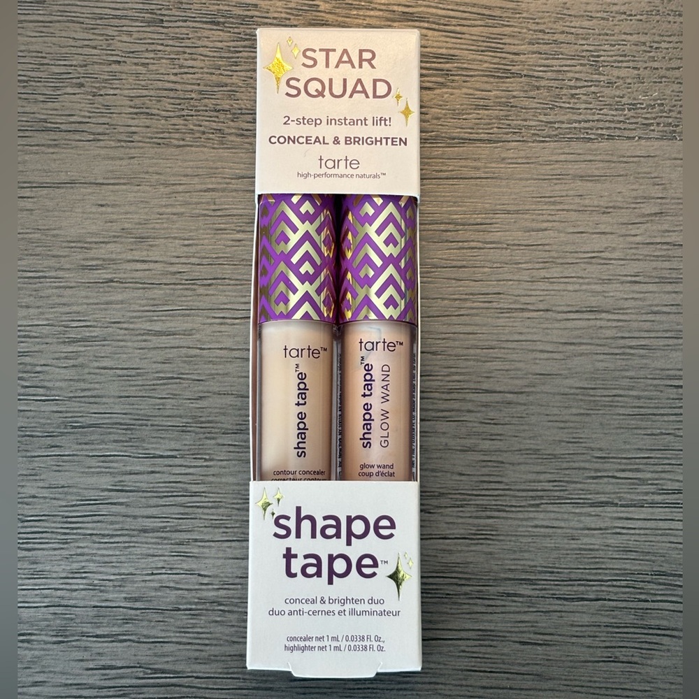 NWT! 🌟 Tarte • Star Squad Shape Tape Conceal & Brighten Duo - color 29N & Alight - Picture 2 of 16